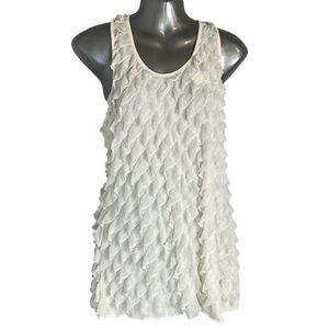Ruffled Dressy Tank Top